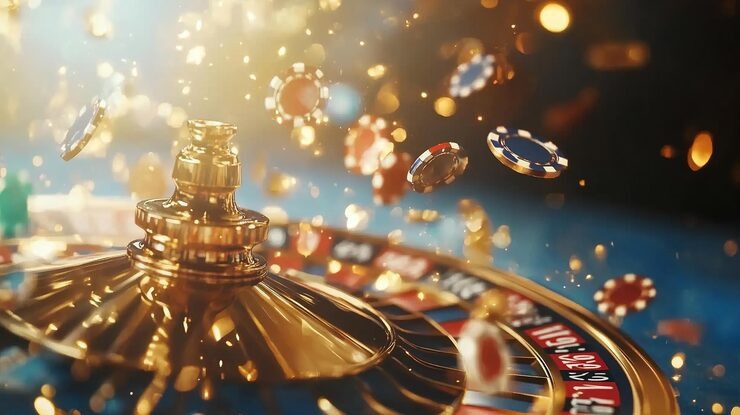 Tournament leaderboard and slot game interface